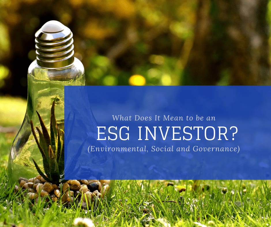 What Does it Mean to Be an ESG Investor?